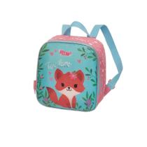 Lancheira Pacific Pack Me Fox Love Rosa/ul 20x23x9cm Lancheira Pacific Pack Me Fox Love Rosa/ul 20x23x9cm