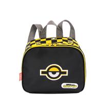 Lancheira Pequena Minions Chess Sestini Preta Amarela Lancheira Pequena Minions Chess Sestini Preta Amarela