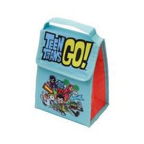 Lancheira poliester wb tt all heroes azul 19x12x26cm