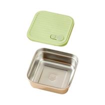 Lancheira Portátil De Aço Inoxidável Para Crianças E Estudantes, Reutilizável E À Prova De