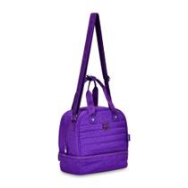 Lancheira Rebecca Bonbon Térmica RB Bulldog Roxo 22x15x22cm