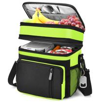 Lancheira, refrigerador isolado à prova de vazamentos BAGNN, verde néon, 16L Lancheira, refrigerador isolado à prova de vazamentos BAGNN, verde néon, 16L