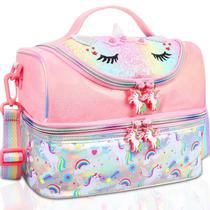 Lancheira RHCPFOVR Kids Double Decker Cooler Isolada Lancheira RHCPFOVR Kids Double Decker Cooler Isolada