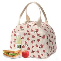 Lancheira, sacola, saco de limão, veludo cotelê de limão, isolado de grande capacidade