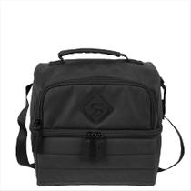 Lancheira Sestini 2 divisórias lunch hydroblock preto