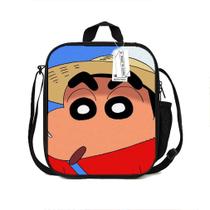 Lancheira Shin-Chans Anime Oxford Cloth 19x8x25cm Lancheira Shin-Chans Anime Oxford Cloth 19x8x25cm