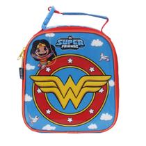 Lancheira Soft Infantil Menina Wonder Woman DC Superfriends