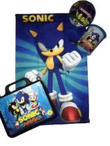Lancheira Sonic com acessórios
