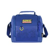 Lancheira Sonic Térmica Reforçada Transversal Jogo Escolar Cor:Azul Lancheira Sonic Térmica Reforçada Transversal Jogo Escolar Cor:Azul