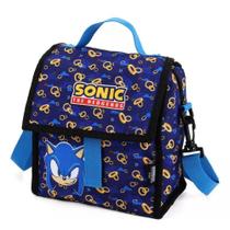 Lancheira sonic the hedgehog azul un luxcel