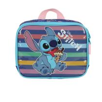 Lancheira Stitch Azul Disney