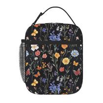 Lancheira SUPLUCHOM Vintage Botanical Flower Wildflower Isolated