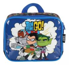 Lancheira Teen Titans GO! Azul - Luxcel Lancheira Teen Titans GO! Azul - Luxcel