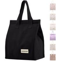 Lancheira TELLUMO Corduroy Isolada 22,5x13x26cm Preta Lancheira TELLUMO Corduroy Isolada 22,5x13x26cm Preta