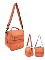 Lancheira Termica 2 Compartimentos Com 2 Alças Escolar Trabalho 01935