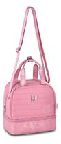 Lancheira Térmica 2 Compartimentos RB Rosa