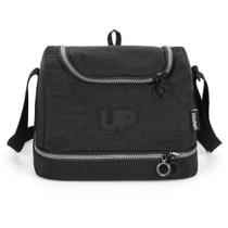 Lancheira Termica 2 Compartimentos UP4YOU Crinkle Preto