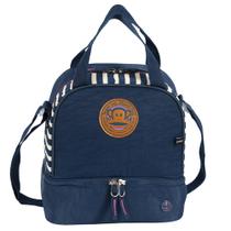 Lancheira Térmica 2 Compartimentos World Navy Paul Frank