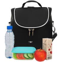 Lancheira Térmica 4L CK Presentes 3 em 1 Bolsa Mão Tiracolo e Mochila Trabalho Escola e Viagem