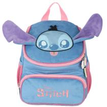 Lancheira Térmica Azul Pelúcia Stitch Disney Luxcel