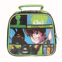Lancheira Térmica Ben 10 36946 Preto/ Verde Dermiwil Lancheira Térmica Ben 10 36946 Preto/ Verde Dermiwil
