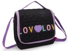 Lancheira Térmica Bolsa Feminina Love Preto Para Marmita Lancheira Térmica Bolsa Feminina Love Preto Para Marmita