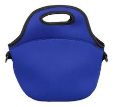 Lancheira Térmica Bolsa Marmita Fitness Neoprene Portátil Lanche Viagem Necessaire Comida Alça Marmiteira Diversas Cores e Modelos