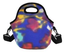 Lancheira Térmica Bolsa Marmita Fitness Neoprene Portátil Lanche Viagem Necessaire Comida Alça Marmiteira Diversas Cores e Modelos