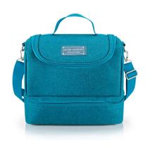 Lancheira Térmica Bolsa Necessaire Marmita Lanches Bebidas 2 Compartimentos Lancheira Térmica Bolsa Necessaire Marmita Lanches Bebidas 2 Compartimentos