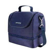 Lancheira Térmica Bolsa Necessaire Marmita Lanches Bebidas 2 Compartimentos Lancheira Térmica Bolsa Necessaire Marmita Lanches Bebidas 2 Compartimentos