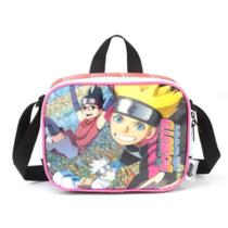 Lancheira Termica Boruto Vermelho Com Alca Preta Lancheira Termica Boruto Vermelho Com Alca Preta