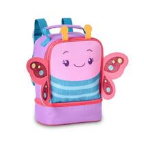 Lancheira Térmica C/ 2 Bolsos Térmicos ABELHA, JOANINHA E BORBOLETA - Clio