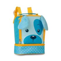 Lancheira Térmica Cachorro Dog C/ 2 Bolsos Térmicos Escolar/Passeio Pets - Super Resistente - Clio