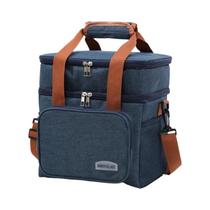 Lancheira Térmica Crossbody com Isolamento Duplo e Grande Capacidade para Piquenique