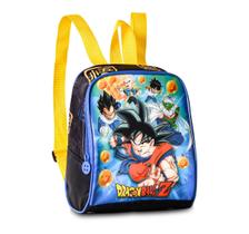 Lancheira Térmica Dragon Ball Z Escolar Meninos Costas