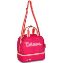 Lancheira Térmica Dupla em Nylon OFICIAL LULUCA LU24613 Lancheira Térmica Dupla em Nylon OFICIAL LULUCA LU24613
