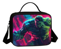 Lancheira Termica Escolar Avulsa Estampa Infantil Realista Super Heroi Forte Verde Filme Lancheira Termica Escolar Avulsa Estampa Infantil Realista Super Heroi Forte Verde Filme