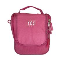 Lancheira Térmica Escolar Casual Ajustável Rosa Yes
