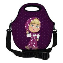 Lancheira Térmica Escolar em Neoprene Infantil Reforçada com alça ISOPRENE Menina Travessa Lancheira Térmica Escolar em Neoprene Infantil Reforçada com alça ISOPRENE Menina Travessa