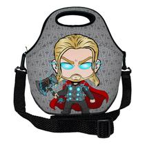Lancheira Térmica Escolar em Neoprene Infantil Reforçada com alça ISOPRENE Menino Trovão Lancheira Térmica Escolar em Neoprene Infantil Reforçada com alça ISOPRENE Menino Trovão