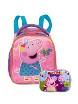 Lancheira Térmica Escolar Grande Peppa Pig - Bolsa Creche