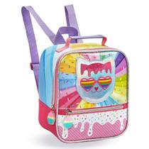 Lancheira Térmica Escolar Holográfica Gatinha Lancheira Térmica Escolar Holográfica Gatinha