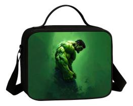 Lancheira Termica Escolar Infantil Avulsa Estampa Realista Super Heroi Hk Verde Forte Lancheira Termica Escolar Infantil Avulsa Estampa Realista Super Heroi Hk Verde Forte