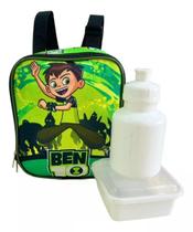 Lancheira Termica Escolar Infantil Ben 10 Herois Meninos F5 Ominitrix Lancheira Termica Escolar Infantil Ben 10 Herois Meninos F5 Ominitrix