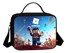 Lancheira Termica Escolar Infantil Estampa Game Blox Lançamento Lancheira Termica Escolar Infantil Estampa Game Blox Lançamento