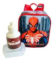 Lancheira Térmica Escolar Infantil Homem Aranha Spiderman F5