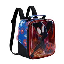 Lancheira Térmica Escolar Infantil Menino Miles Morales Homem Aranha Spider Man Xeryus 10684