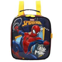 Lancheira Térmica Escolar Infantil Spider Man Estampada