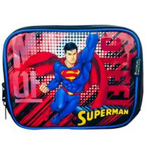 Lancheira Térmica Escolar Infantil Super Man DC Universe