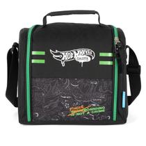 Lancheira Térmica Escolar Juvenil Hot Wheels VERDE Lancheira Térmica Escolar Juvenil Hot Wheels VERDE
